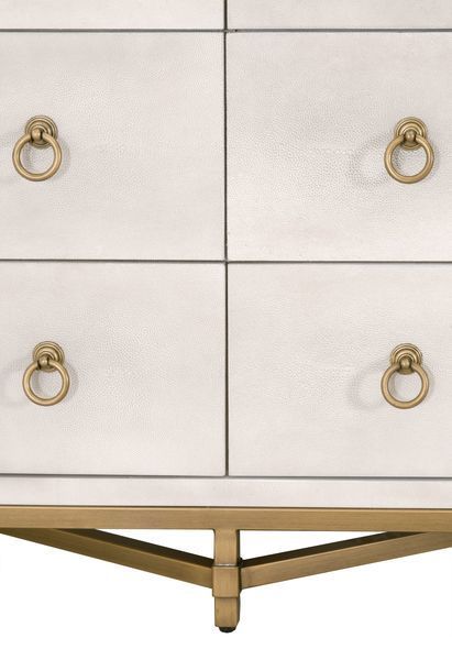 Product Image 1 for Strand Shagreen 6 Drawer Double Dresser from Essentials for Living