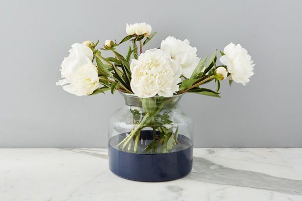 Product Image 1 for Navy Colorblock Flower Vase from etúHOME