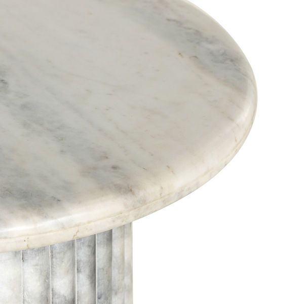 Product Image 8 for Oranda White Marble End Table from Four Hands