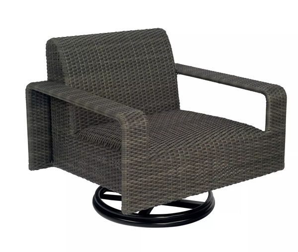 Product Image 1 for Darville Swivel Lounge Chair in Stone Cast Gray from Woodard