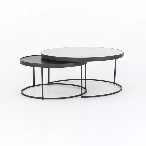 Evelyn Round Nesting Coffee Table image 1