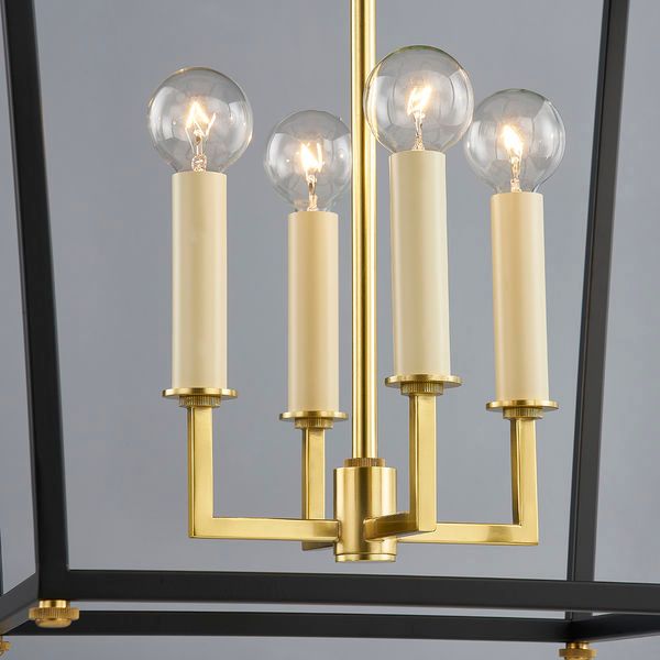 Product Image 3 for Natick 4-Light Large Lantern - Aged Brass from Hudson Valley