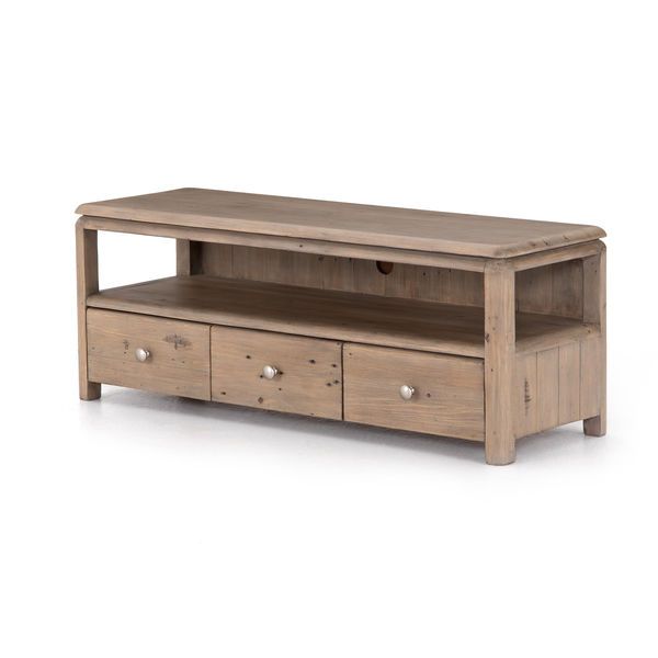 Product Image 1 for Monroe Media Console Scrubbed Teak from Four Hands