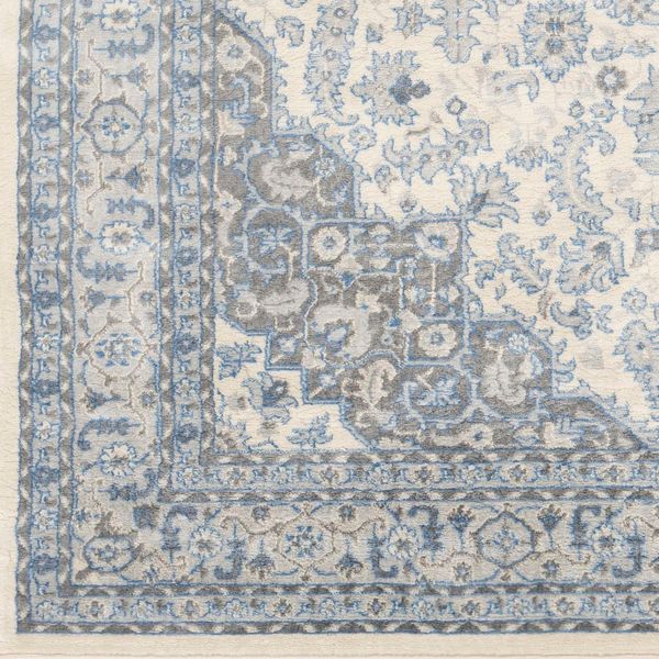 Product Image 1 for Monaco Bright Blue / Cream Rug from Surya
