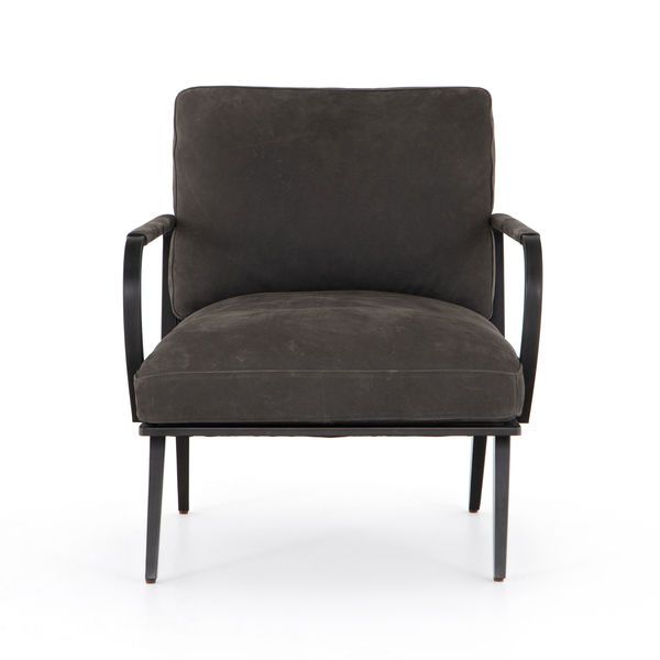 Product Image 1 for Sanford Chair Nubuck Charcoal from Four Hands