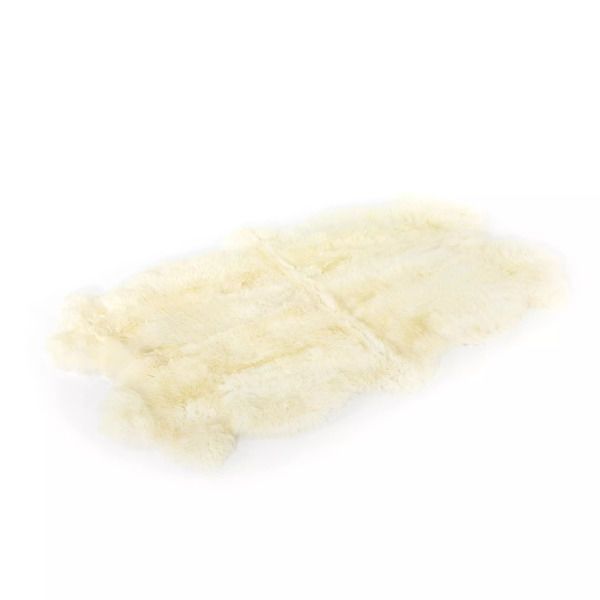 Product Image 1 for Lalo Lambskin Rug, Cream from Four Hands