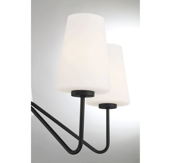 Product Image 1 for Ann 5 Light Matte Black Chandelier from Savoy House 