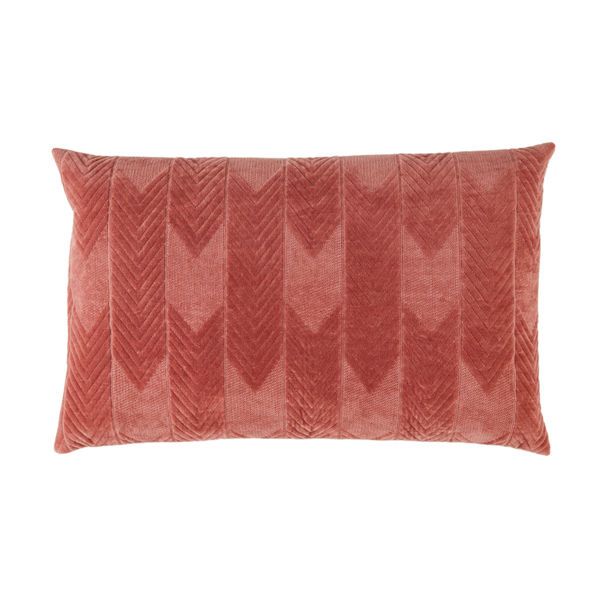 Product Image 1 for Bourdelle Chevron Pink Lumbar Pillow from Jaipur 