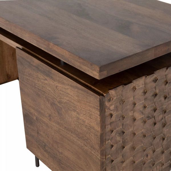 Product Image 1 for Raffael Desk - Carved Antique Brown from Four Hands