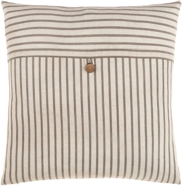 Product Image 1 for Penelope Light Beige Striped Pillow from Surya
