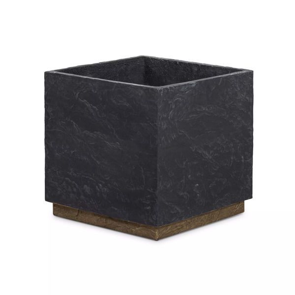 Product Image 1 for Ely Planter Dark Slate from Four Hands