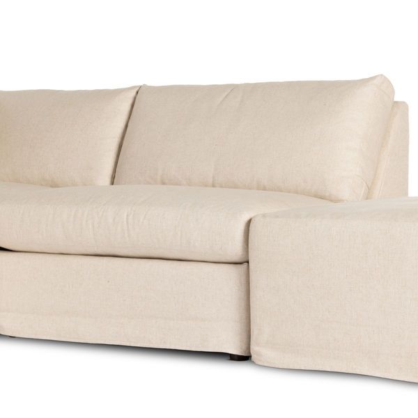 Product Image 11 for Delray 4 Piece Slipcover Sectional With Ottoman from Four Hands