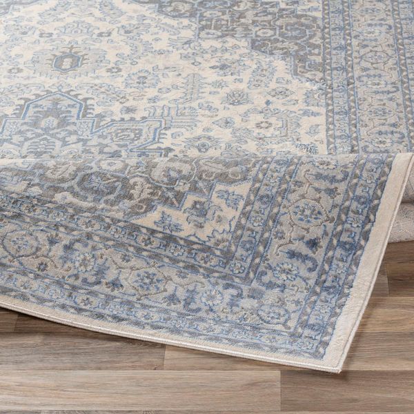 Product Image 2 for Monaco Bright Blue / Cream Rug from Surya