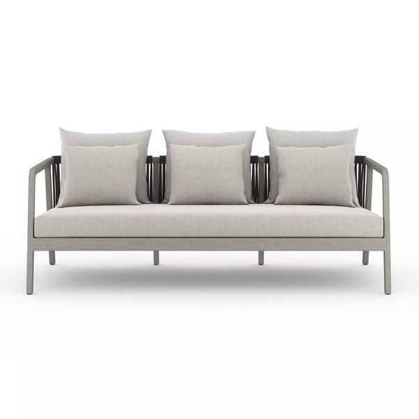Numa Outdoor Sofa   Weathered Grey image 3
