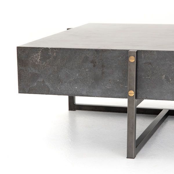 Product Image 1 for Keppler Square Coffee Table Bluestone from Four Hands