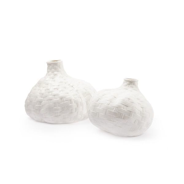 Product Image 1 for Tamarindo White Porcelain Vase from Villa & House