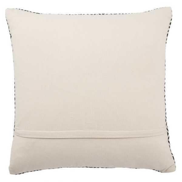 Estes White/ Dark Gray Geometric Down Throw Pillow 22 Inch image 1