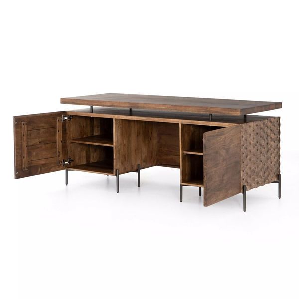 Product Image 2 for Raffael Desk - Carved Antique Brown from Four Hands