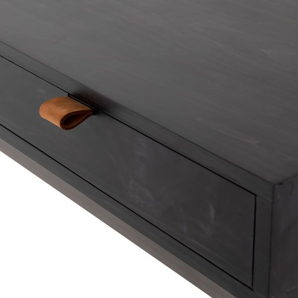 Product Image 4 for Trey Modular Writing Desk - Black Wash Poplar from Four Hands