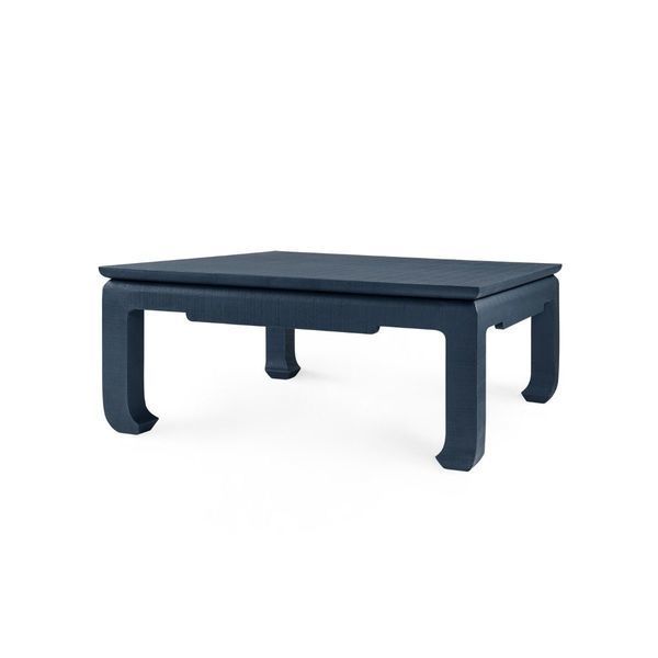 Product Image 1 for Bethany Lacquered Linen Large Square Coffee Table from Villa & House