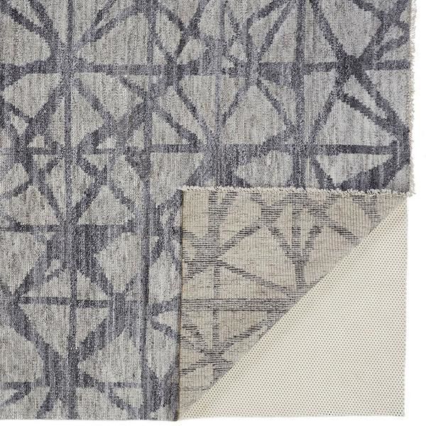Product Image 5 for Vivien Transitional Charcoal Hand-Knotted Rug - 10' x 14' from Feizy Rugs