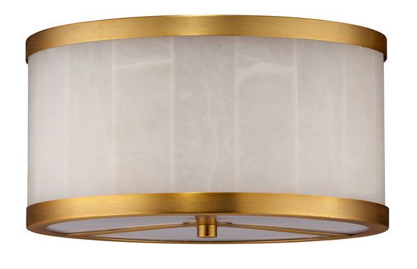 Product Image 1 for Small Upsala Alabaster Flush Mount Ceiling Light from Jamie Young