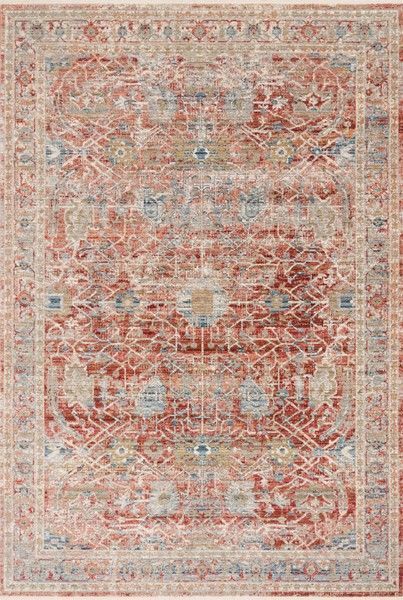 Claire Red / Ivory Rug image 1