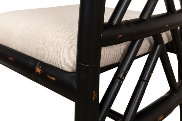 Product Image 6 for Brighton Bamboo Side Chair Black from Sarreid Ltd.