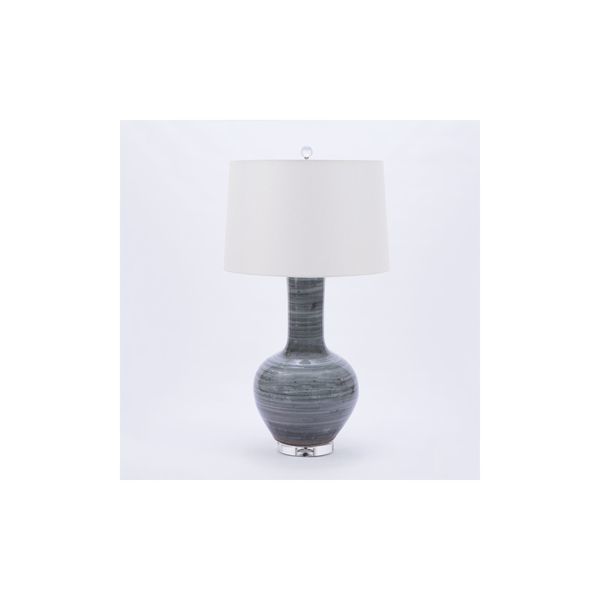 Product Image 1 for Iron Gray Globular Vase Lamp-Large from Legend of Asia