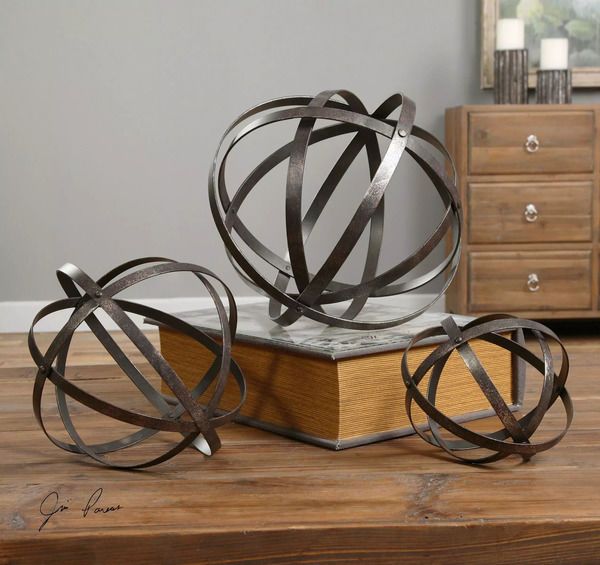 Product Image 1 for Uttermost Stetson Bronze Spheres S/3 from Uttermost