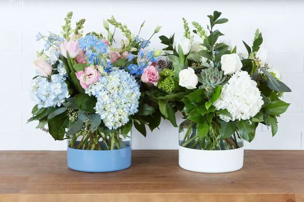 Product Image 2 for Denim Colorblock Flower Vase from etúHOME