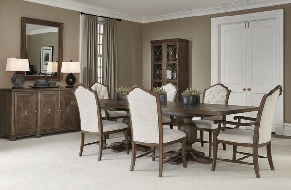 Product Image 1 for Rustic Patina Pedestal Dining Table from Bernhardt Furniture