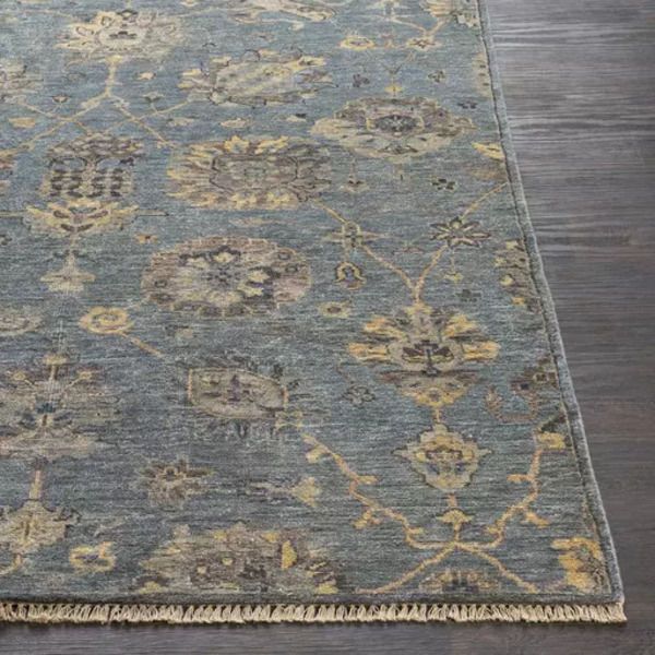 Product Image 1 for Theodora Aqua / Taupe Hand Knotted Rug from Surya