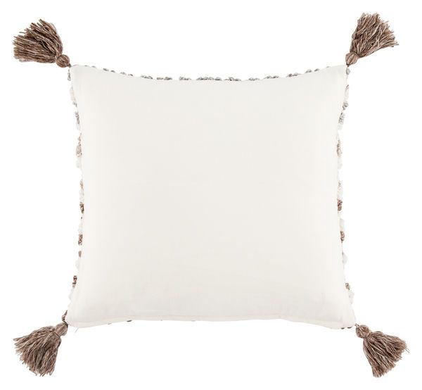 Product Image 1 for Agave Gray/ Brown Geometric  Throw Pillow 20 inch by Nikki Chu from Jaipur 