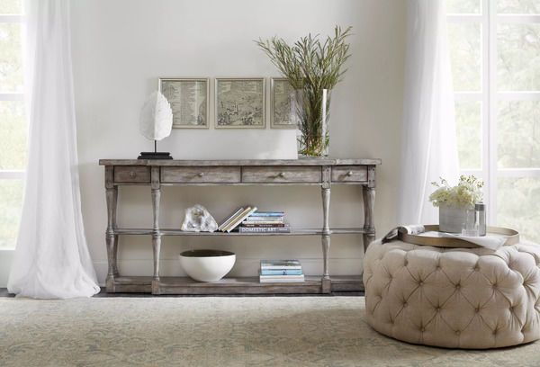 Product Image 1 for Sanctuary Four Drawer Console from Hooker Furniture