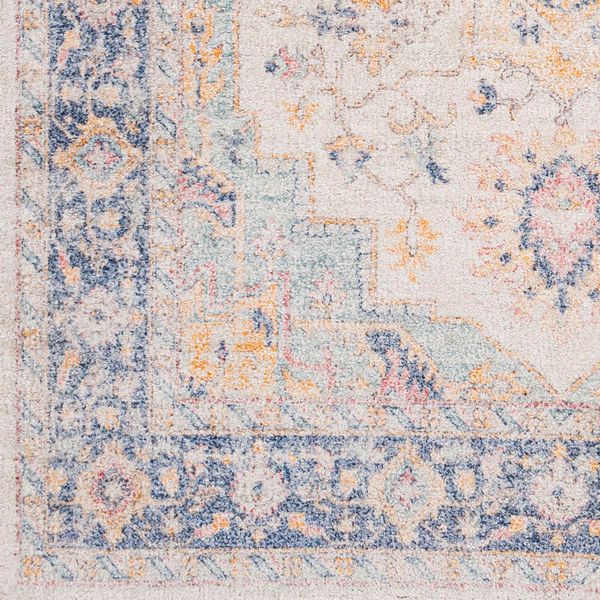 Product Image 1 for Sivas Pale Pink / Dark Blue Rug from Surya