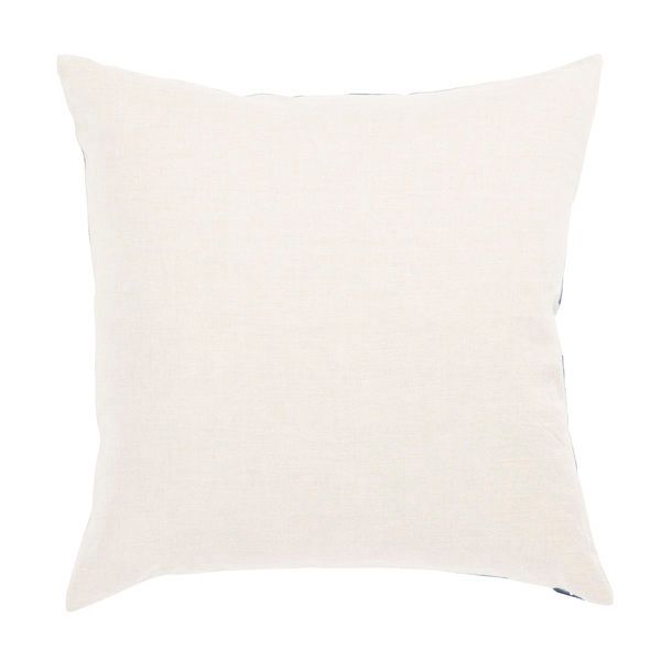 Danceteria Blue/ Ivory Geometric   Throw Pillow 22 inch by Nikki Chu image 4