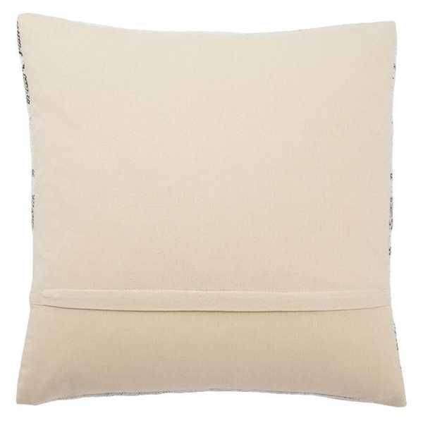 Prescott Gray/ Ivory Geometric Down Throw Pillow 20 Inch image 1