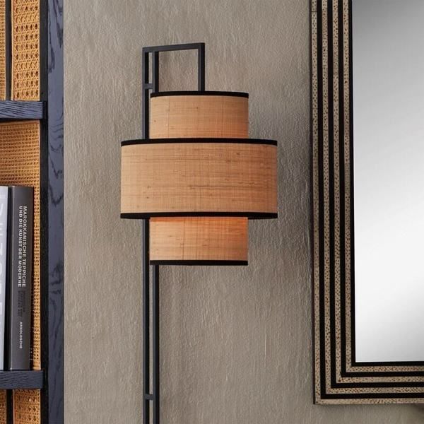 Product Image 6 for Marabout Grasscloth Floor Lamp from Currey & Company