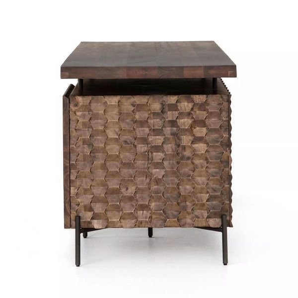Product Image 3 for Raffael Desk - Carved Antique Brown from Four Hands