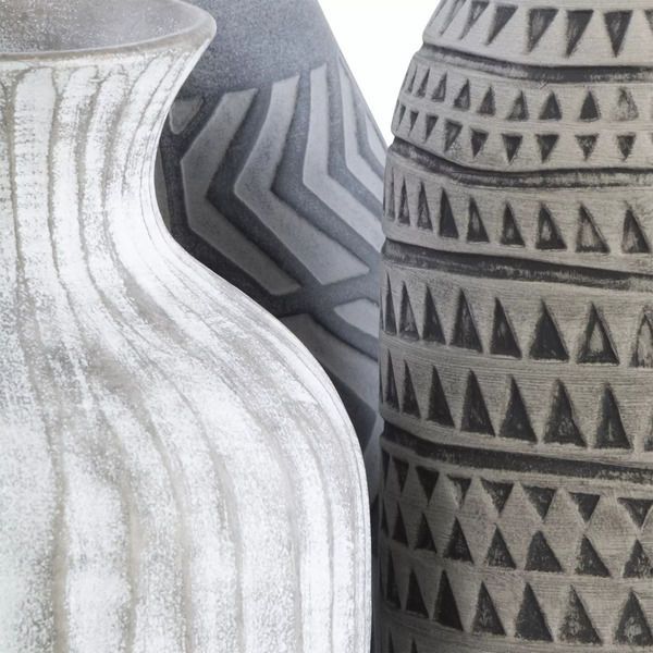 Uttermost Natchez Geometric Vases, S/3 image 3