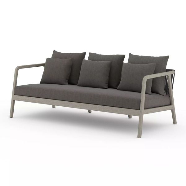 Product Image 1 for Numa Outdoor Sofa   Weathered Grey from Four Hands