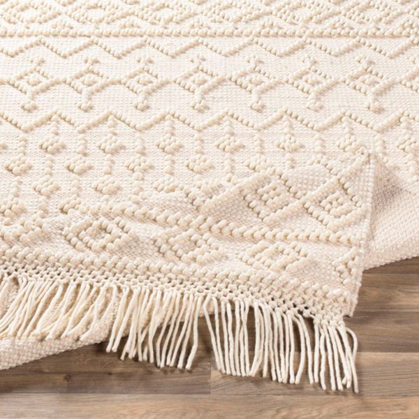 Product Image 2 for Farmhouse Tassels Textured Rug from Surya