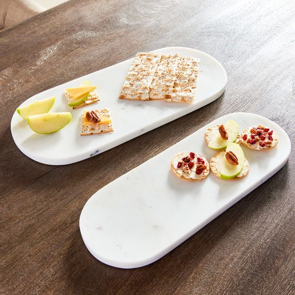 Product Image 5 for Arie White Marble Trays, Set of 2 from Napa Home And Garden