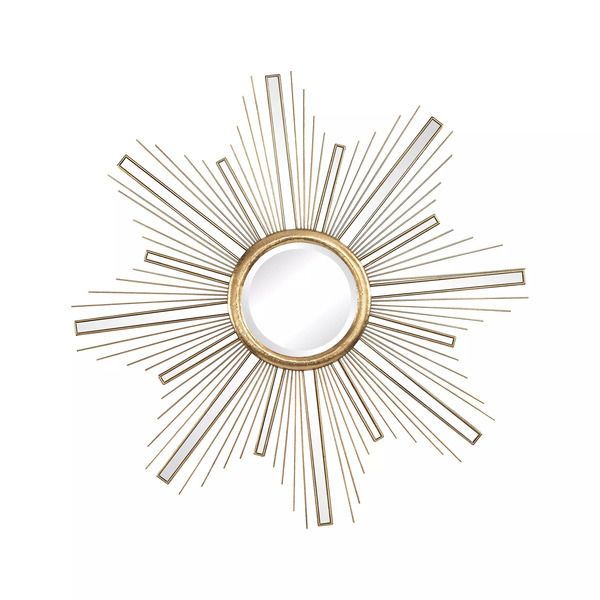 Product Image 1 for Belize Metal Framed Wall Mirror In Gold from Elk Home