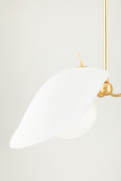 Product Image 2 for Frond 2-Light Gold Floor Lamp from Hudson Valley
