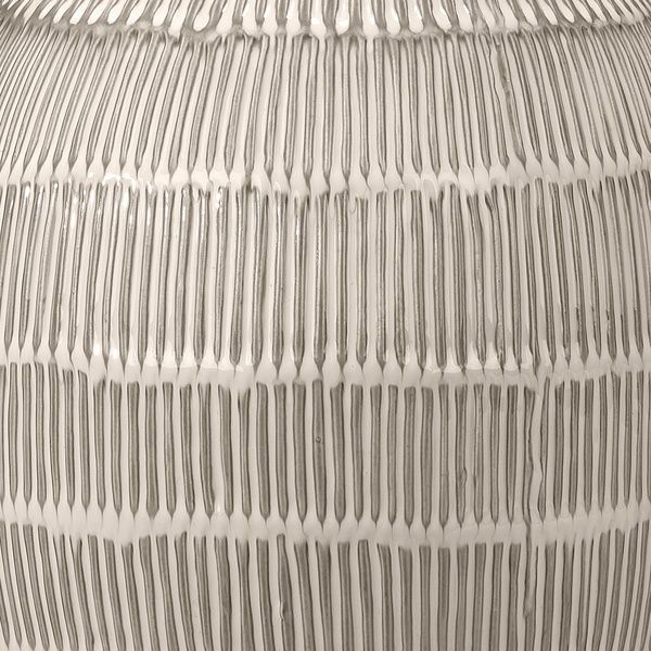 Product Image 1 for Prairie Table Lamp in Beige & Off White Patterned Ceramic from Jamie Young