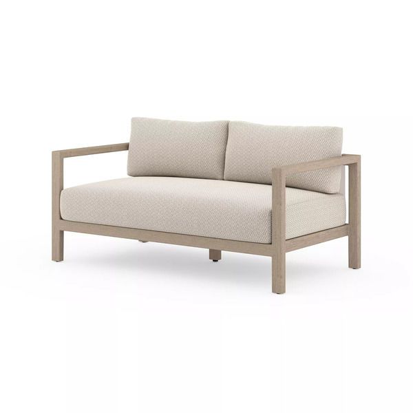 Sonoma Outdoor Sofa, Washed Brown image 1