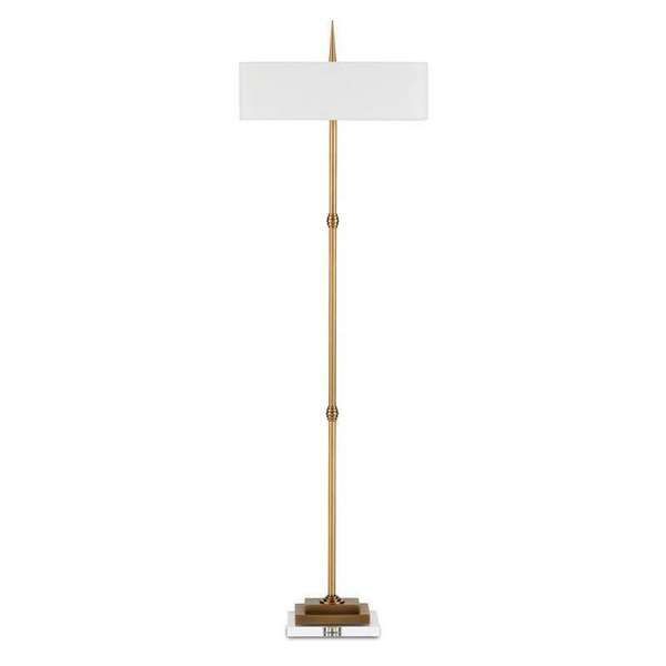 Product Image 4 for Caldwell Antique Brass Floor Lamp from Currey & Company