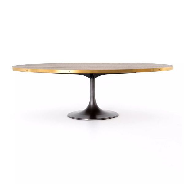 Evans Oval Dining Table 98" image 5